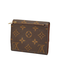 ルイ ヴィトン モノグラム ポルトフォイユ アナイス 三つ折り財布 M60402 ブラウン PVC レディース LOUIS VUITTON 【中古】