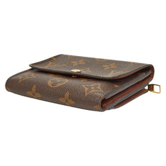 ルイ ヴィトン モノグラム ポルトフォイユ アナイス 三つ折り財布 M60402 ブラウン PVC レディース LOUIS VUITTON 【中古】