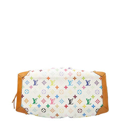 ルイ ヴィトン モノグラム マルチカラー ウルスラ ハンドバッグ M40123 ブロン ホワイト PVC レザー レディース LOUIS VUITTON 【中古】