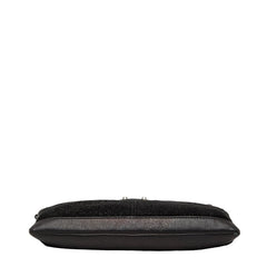 バレンシアガ クラシック クリップM クラッチバッグ セカンドバッグ 273022 ブラック スウェード レザー メンズ BALENCIAGA 【中古】