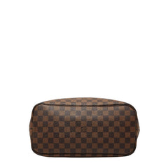 ルイ ヴィトン ダミエ ネヴァーフルMM トートバッグ N51105 ブラウン PVC レザー レディース LOUIS VUITTON 【中古】