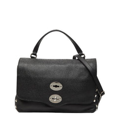 ザネラート POSTINA ポスティーナS ハンドバッグ ショルダーバッグ 2WAY ブラック カーフ レディース ZANELLATO 【中古】