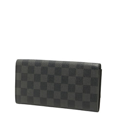 ルイ ヴィトン ダミエ グラフィット ポルトフォイユ ロン モデュラブル 長財布 N63084 ブラック PVC メンズ LOUIS VUITTON 中古