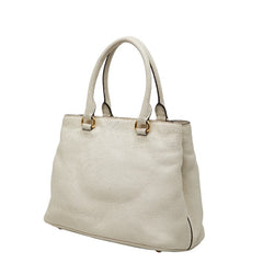 プラダ ショルダーバッグ ハンドバッグ 2WAY 1BA058 ホワイト レザー レディース PRADA 【中古】