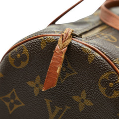 ルイ ヴィトン モノグラム パピヨン26 ハンドバッグ M51366 ブラウン PVC レザー レディース LOUIS VUITTON 中古