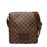 ルイ ヴィトン ダミエ ブルックリンPM ショルダーバッグ N51210 ブラウン PVC レザー レディース LOUIS VUITTON 【中古】