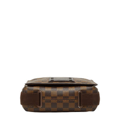 ルイ ヴィトン ダミエ ブルックリンPM ショルダーバッグ N51210 ブラウン PVC レザー レディース LOUIS VUITTON 【中古】