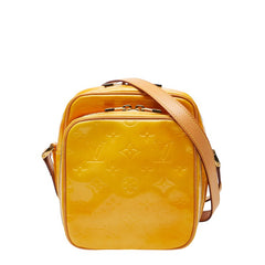ルイ ヴィトン モノグラム ヴェルニ ウースター ショルダーバッグ M91075 イエロー パテントレザー レディース LOUIS VUITTON 【中古】