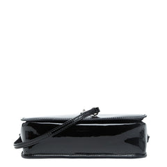 サンローラン シャーロットトイ ロゴ ショルダーバッグ 470387 ブラック パテントレザー レディース SAINT LAURENT 【中古】