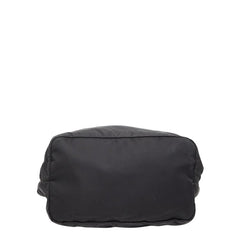 プラダ ハンドバッグ トートバッグ ブラック ナイロン レザー レディース PRADA 【中古】