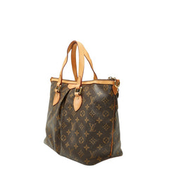ルイ ヴィトン モノグラム パレルモPM ハンドバッグ ショルダーバッグ 2WAY M40145 ブラウン PVC レザー レディース LOUIS VUITTON 【中古】