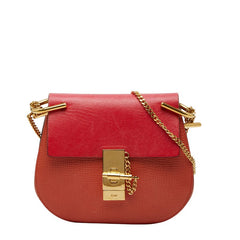 クロエ Drew ドリュー チェーン ショルダーバッグ 3S1031 ピンク系 レザー レディース Chloe 【中古】