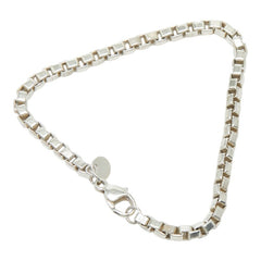 ティファニー ベネチアン リンク チェーン ブレスレット シルバー SV925 シルバー レディース TIFFANY&Co. 【中古】