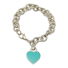 ティファニー リターントゥ ハートタグ チェーン ブレスレット シルバー SV925 シルバー レディース TIFFANY&Co. 【中古】