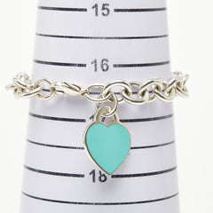 ティファニー リターントゥ ハートタグ チェーン ブレスレット シルバー SV925 シルバー レディース TIFFANY&Co. 【中古】