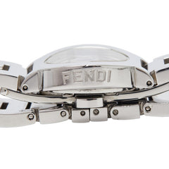 フェンディ オロロジ 腕時計 3050L クオーツ ブラック文字盤 ステンレススチール レディース FENDI 【中古】