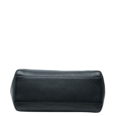 フェンディ ピーカブー ミニ ハンドバッグ ショルダーバッグ 2WAY 8BN244 ブラック レザー レディース FENDI 【中古】