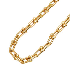 ティファニー ハードウェア スモールリンク ネックレス K18YG イエローゴールド Au750刻印 レディース TIFFANY&Co. 【中古】