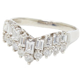 Pt900 プラチナ ダイヤ1.00ct リング 指輪 レディース 12.5号 【中古】