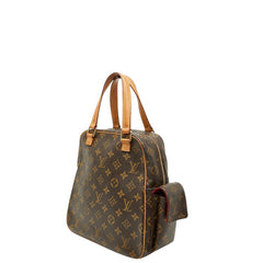 ルイ ヴィトン モノグラム エクサントリ シテ ハンドバッグ M51161 ブラウン PVC レザー レディース LOUIS VUITTON 中古