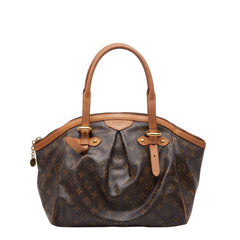 ルイ ヴィトン モノグラム ティヴォリGM ハンドバッグ ショルダーバッグ M40144 ブラウン PVC レザー レディース LOUIS VUITTON 【中古】