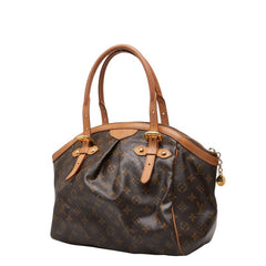 ルイ ヴィトン モノグラム ティヴォリGM ハンドバッグ ショルダーバッグ M40144 ブラウン PVC レザー レディース LOUIS VUITTON 【中古】