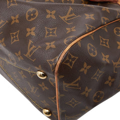 ルイ ヴィトン モノグラム ティヴォリGM ハンドバッグ ショルダーバッグ M40144 ブラウン PVC レザー レディース LOUIS VUITTON 【中古】