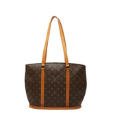 ルイ ヴィトン モノグラム バビロン トートバッグ M51102 ブラウン PVC レザー レディース LOUIS VUITTON 中古