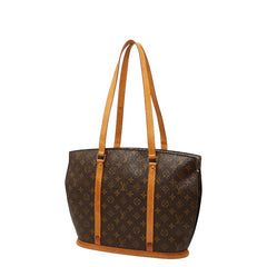 ルイ ヴィトン モノグラム バビロン トートバッグ M51102 ブラウン PVC レザー レディース LOUIS VUITTON 中古