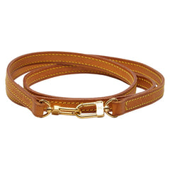ルイ ヴィトン ショルダーストラップ ベージュ レザー レディース LOUIS VUITTON 【中古】
