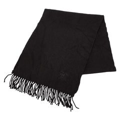 バーバリー マフラー ブラック カシミヤ レディース BURBERRY 【中古】