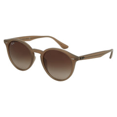レイバン アジアンフィット ボストン型 サングラス RB2180-F ライトブラウン ベージュ プラスチック レディース Ray-Ban 中古