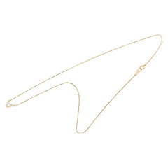 K18YG イエローゴールド ダイヤ0.30ct プチネックレス ペンダント ネックレス レディース 【中古】
