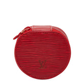 ルイ ヴィトン エピ エクランビジュー 10 ポーチ ジュエリーケース アクセサリーケース M48217 カスティリアンレッド レザー レディース LOUIS VUITTON 【中古】