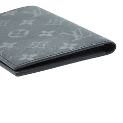ルイ ヴィトン モノグラム エクリプス クーヴェルテュール パスポールNM パスポートケース M64501 ブラック PVC メンズ LOUIS VUITTON 【中古】