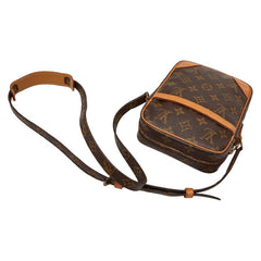 ルイ ヴィトン モノグラム ダヌーブ 斜め掛け ショルダーバッグ M45266 ブラウン PVC レザー レディース LOUIS VUITTON 【中古】