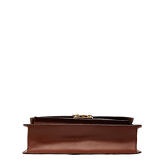 ルイ ヴィトン モノグラム モンソー ハンドバッグ ショルダーバッグ 2WAY M51185 ブラウン PVC レザー レディース LOUIS VUITTON 【中古】