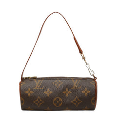 ルイ ヴィトン モノグラム パピヨン 付属品 ハンドバッグ ポーチ ブラウン PVC レザー レディース LOUIS VUITTON 【中古】