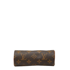 ルイ ヴィトン モノグラム パピヨン 付属品 ハンドバッグ ポーチ ブラウン PVC レザー レディース LOUIS VUITTON 【中古】