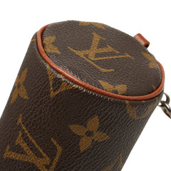 ルイ ヴィトン モノグラム パピヨン 付属品 ハンドバッグ ポーチ ブラウン PVC レザー レディース LOUIS VUITTON 【中古】