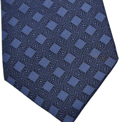 エルメス ネクタイ ブルー シルク メンズ HERMES 【中古】
