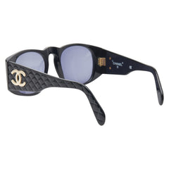 シャネル ココマーク マトラッセ サングラス 01450 94305 ブラック プラスチック レディース CHANEL 【中古】