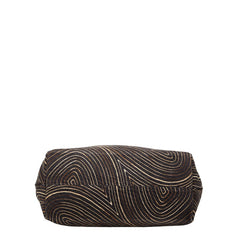 ボッテガヴェネタ トートバッグ ブラウン ベージュ キャンバス レザー レディース BOTTEGAVENETA 【中古】