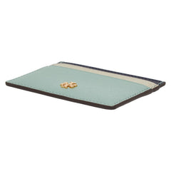 トリーバーチ カードケース パスケース グリーン ゴールド ブラック レザー レディース Tory Burch 中古