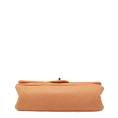 シャネル 2.55 マトラッセ ダブルフラップ チェーンショルダーバッグ ブラウン キャビアスキン レディース CHANEL 【中古】