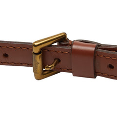 ルイ ヴィトン ショルダーストラップ ブラウン レザー レディース LOUIS VUITTON 【中古】