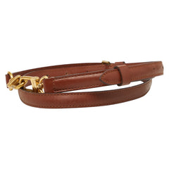 ルイ ヴィトン ショルダーストラップ ブラウン レザー レディース LOUIS VUITTON 【中古】