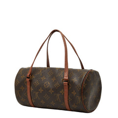 ルイ ヴィトン モノグラム パピヨン26 ハンドバッグ M51366 ブラウン PVC レザー レディース LOUIS VUITTON 【中古】