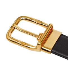 グッチ リバーシブル ベルト ブラック レザー レディース GUCCI 【中古】