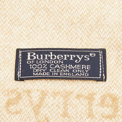 バーバリー マフラー ベージュ カシミヤ レディース BURBERRY 【中古】